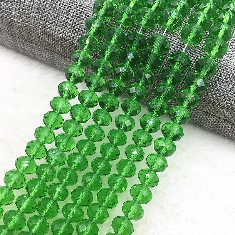 30pcs/lot 8x6mm Rondelle Austria Faceted Crystal Glass Beads,Wheel Beads,Transit Beads For Jewelry Making diy Bracelet Necklace