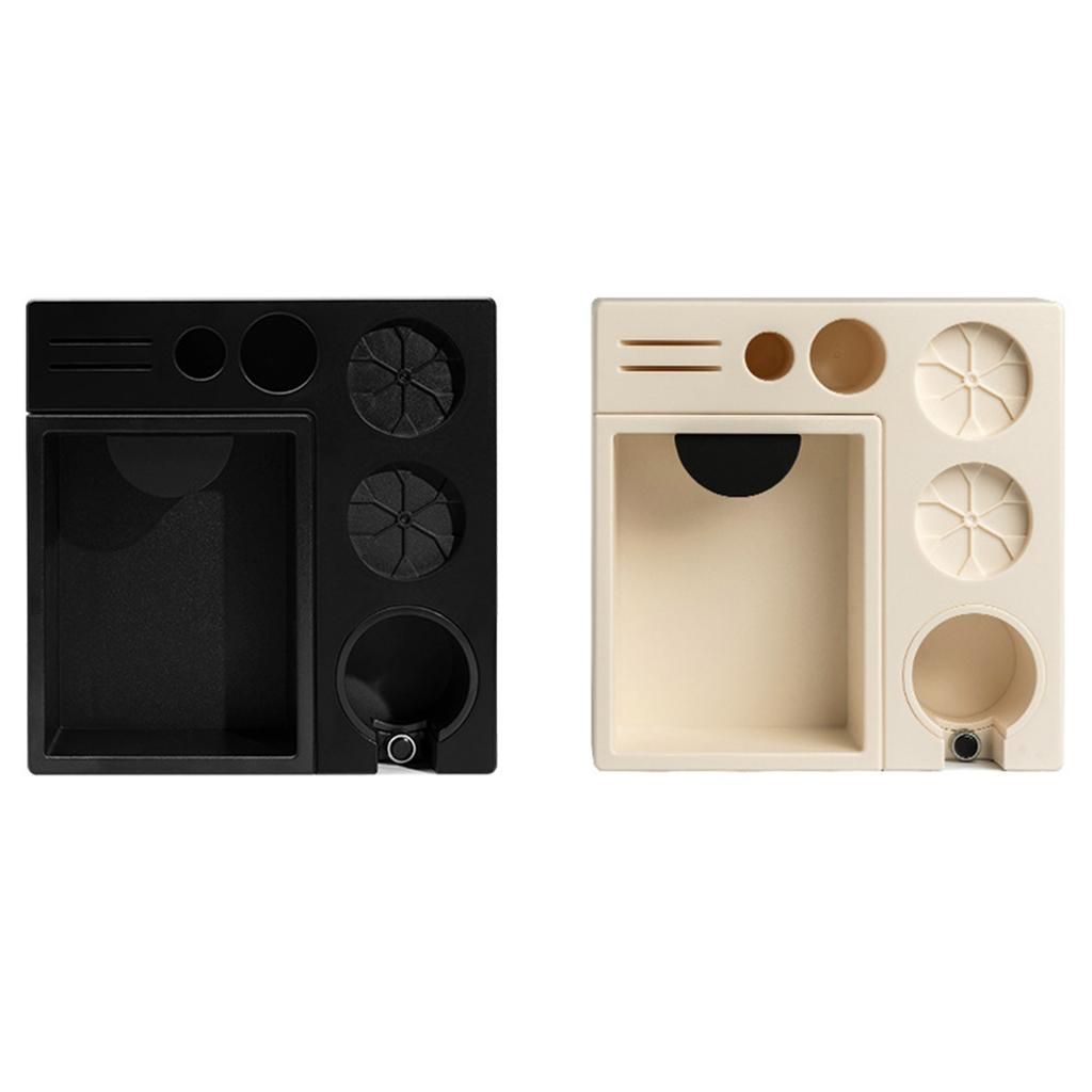 Functional Espresso Tamper Station with Removable Knockbox and Non Slip Base Espresso Knockbox for Coffee Tools
