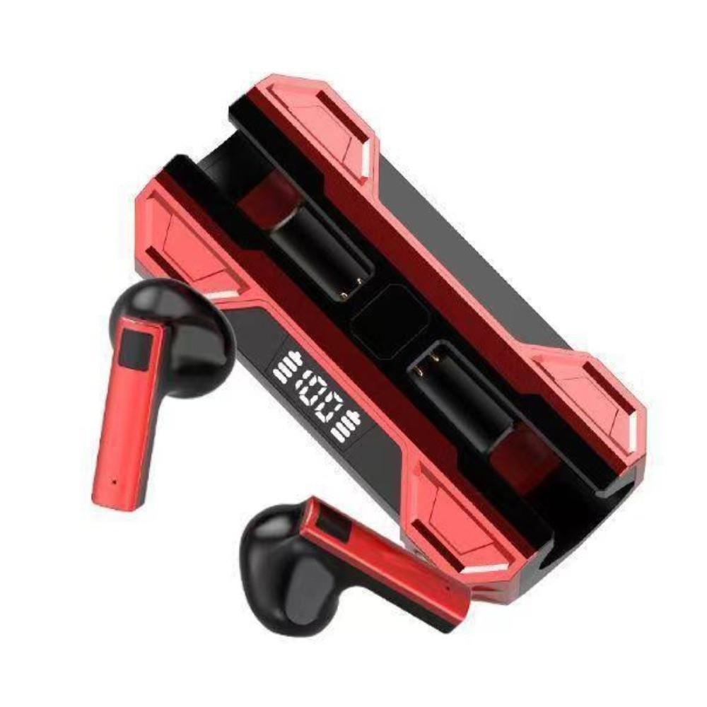 Mech Wireless Bluetooth Earphone Metal Style Ergonomic Gaming Earbuds  Listening Music