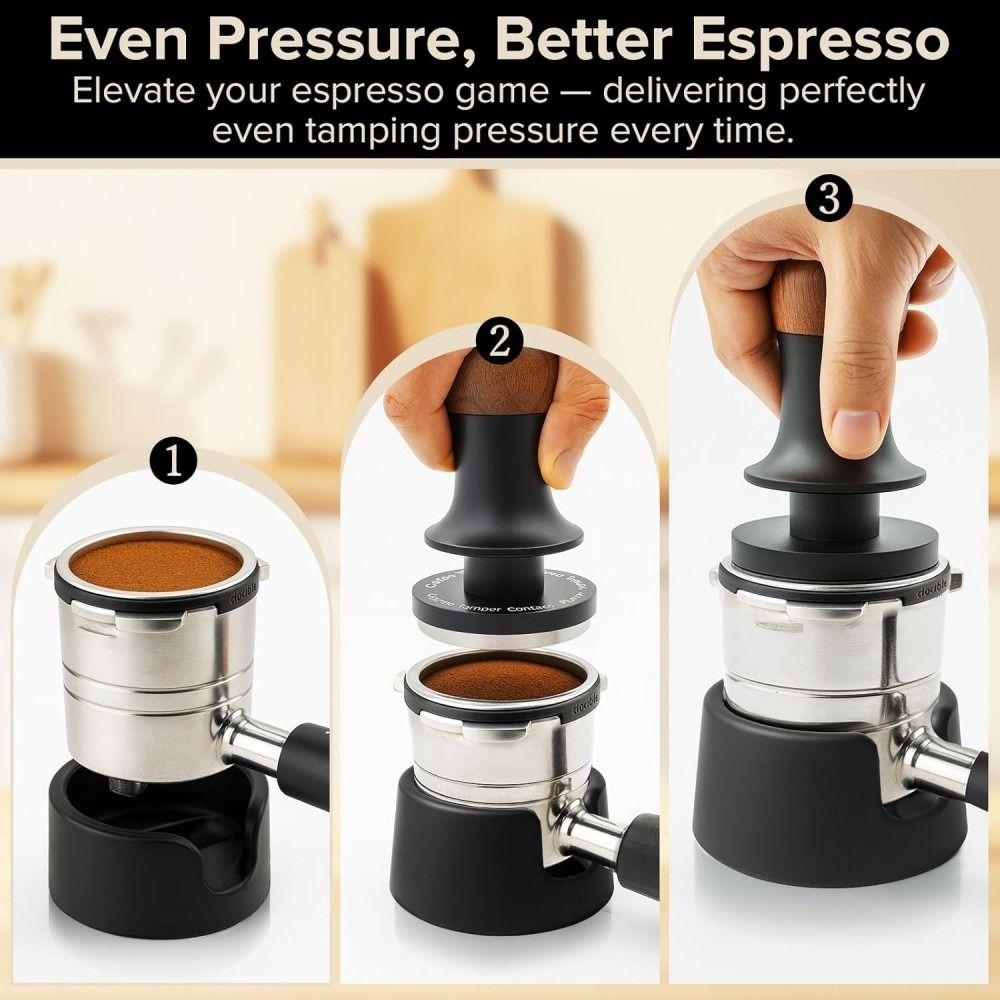 Enhanced Tamping Stability Coffee Tamper Holder Espresso Tamping Station Coffee Preparation