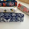Floral Korean Style Pen Bag Print Cloth Stationery Bag Pencil Pouch  Kids Children