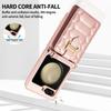 Z FLIP5 Small Diamond Color Matching Crossbody Phone Case with Card Holder.