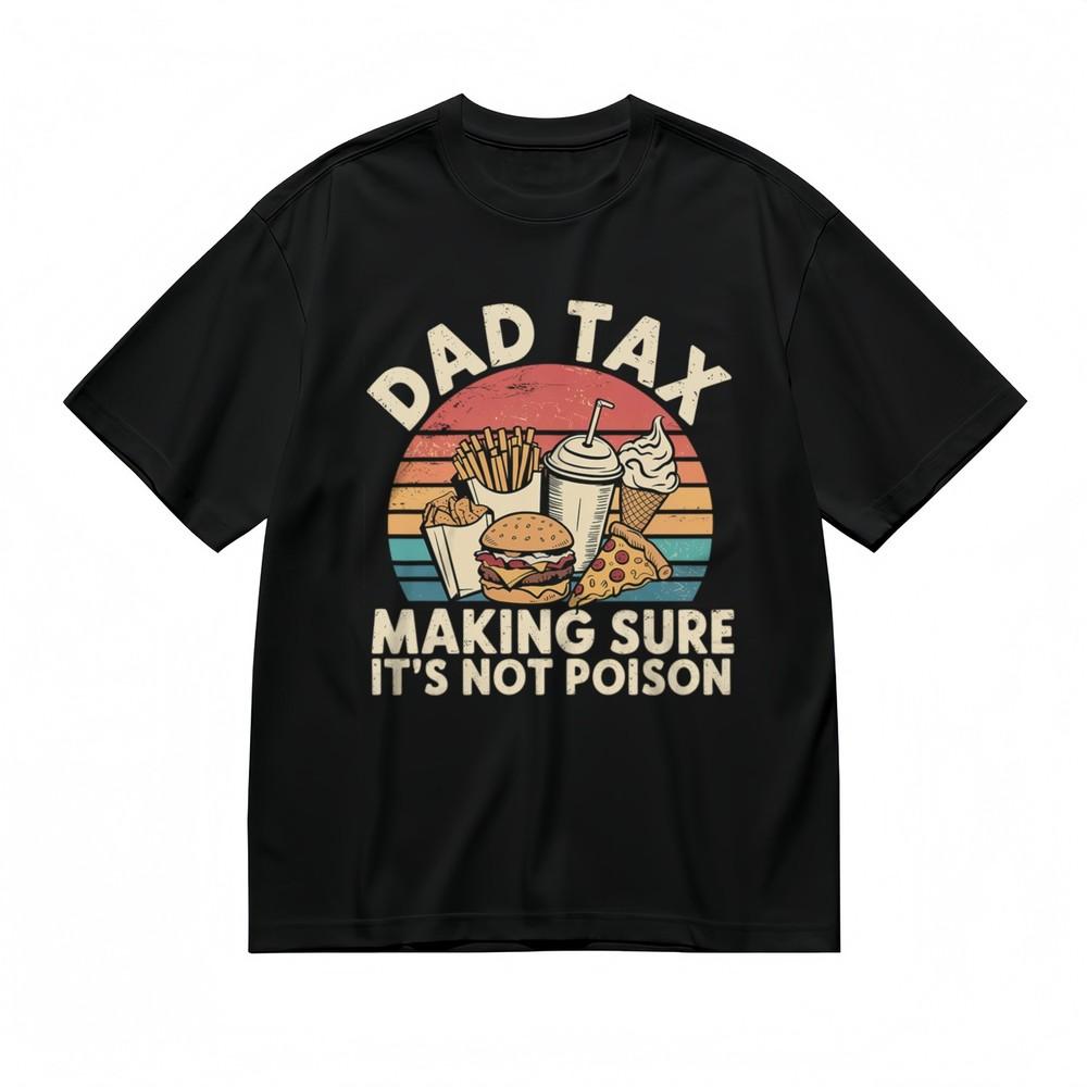 

Men s Slight Stretch Classic T-Shirt Sunset Gradient Junk Food Theme Art Tee L