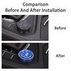 2026 Hot Sticker 2Pcs 3D Aluminum Interior Driving Mode Knob Ring Decorative Stickers For VW Volkswagen Tituan Tharu TAYRON T-RO