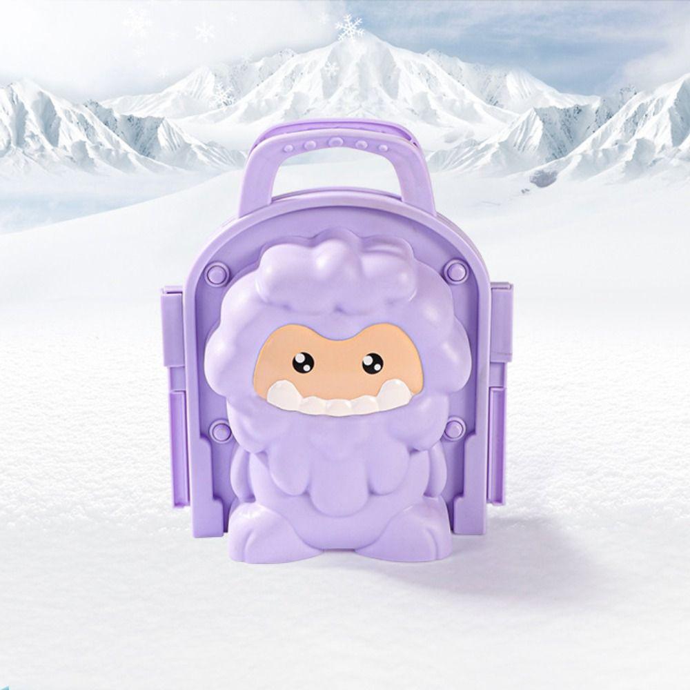 Early Education Dinosaur Snowball Maker Mold Montessori Sand Making Mould Outdoor Winter Toy  Girls