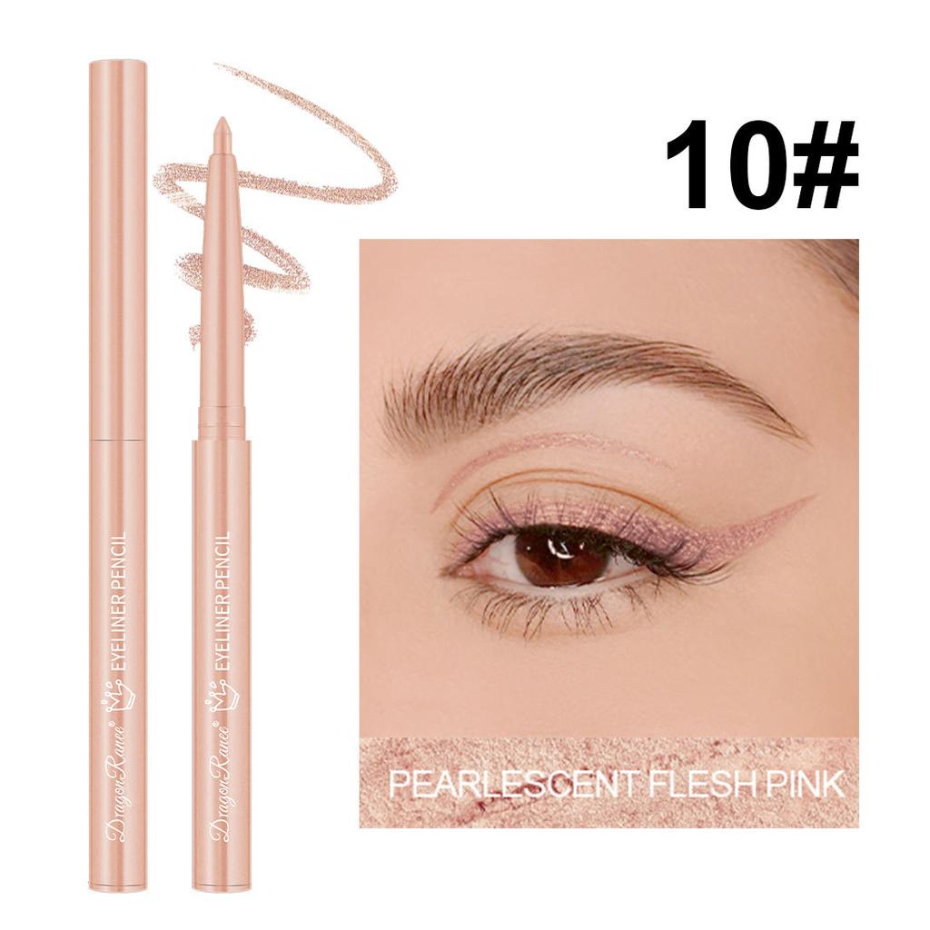 Matte Brighten Lying Silkworm Eyeliner Gel Pen Waterproof Quick Drying Pink Brown Ultra Fine Eye Shadow Pen Not-Smudge Makeup