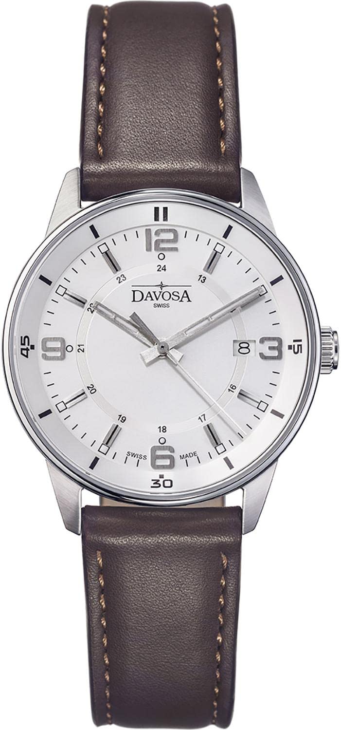 

Date Watch Brown [Davosa] Swiss-made 167.583.15 Men s білий