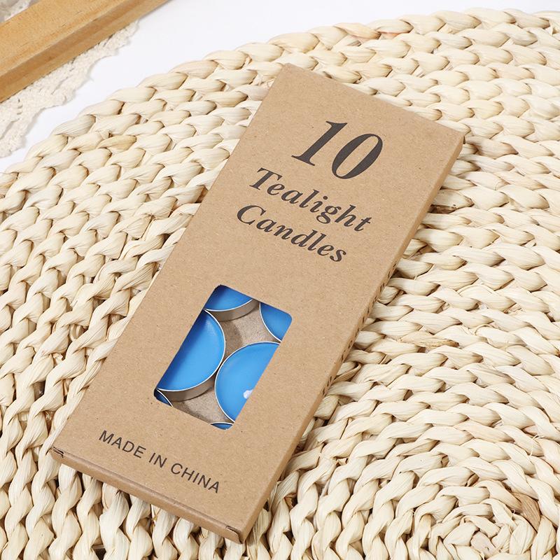 10 Round Aluminum Shell Butter Tea Wax Valentine's Day Marriage Proposal Plan Hotel Tea Insulated Hot Paint Small Candles