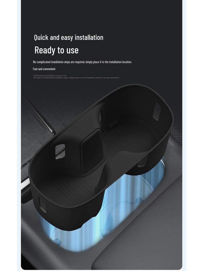 2025 Xiaopeng P7 Silicone Cup Holder Pad for Central Console Decoration