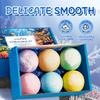 Ocean 6-piece Bath Salt Ball, Cleansing Body Fragrance Bath Salt Ball Skin Care Products