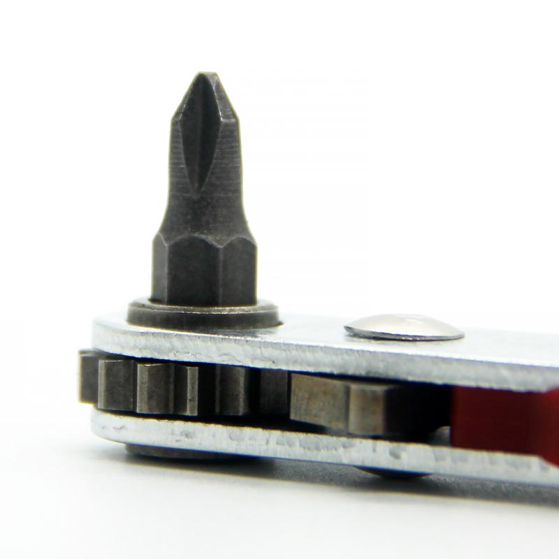 1PC Mini Ratchet Wrench Hexagon Torx Bidirectional Control for Single/Double Head Screwdriver Drill Bits Tool 1/4"(6.35mm)