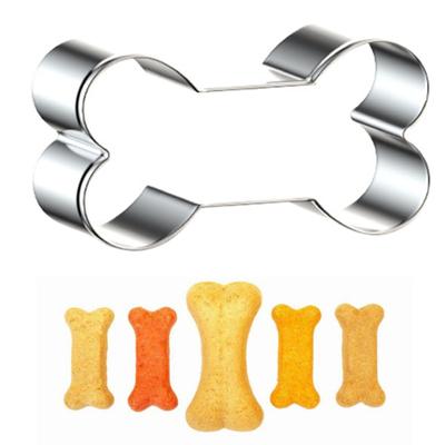 4Pcs/Set Cookie Cutter Dog House Paw Bone Shape Easy Release Food Grade Stainless Steel Press Biscuit Cutting Mold Kit Kitchen Baking Tools