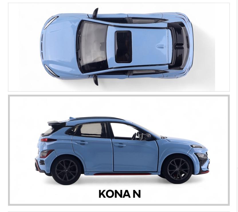 HYUNDAI COLLECTION Genuine KONA N 1:38 Diecast Car