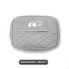 Suede Car Interior Tissue Storage Box Car Accessories For VW GTI Polo Golf MK7 Passat B6 Tiguan Arteon T-ROC Beetle Jetta ID.3
