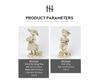 European Resin Craft Figures for Kids' Outdoor Decor