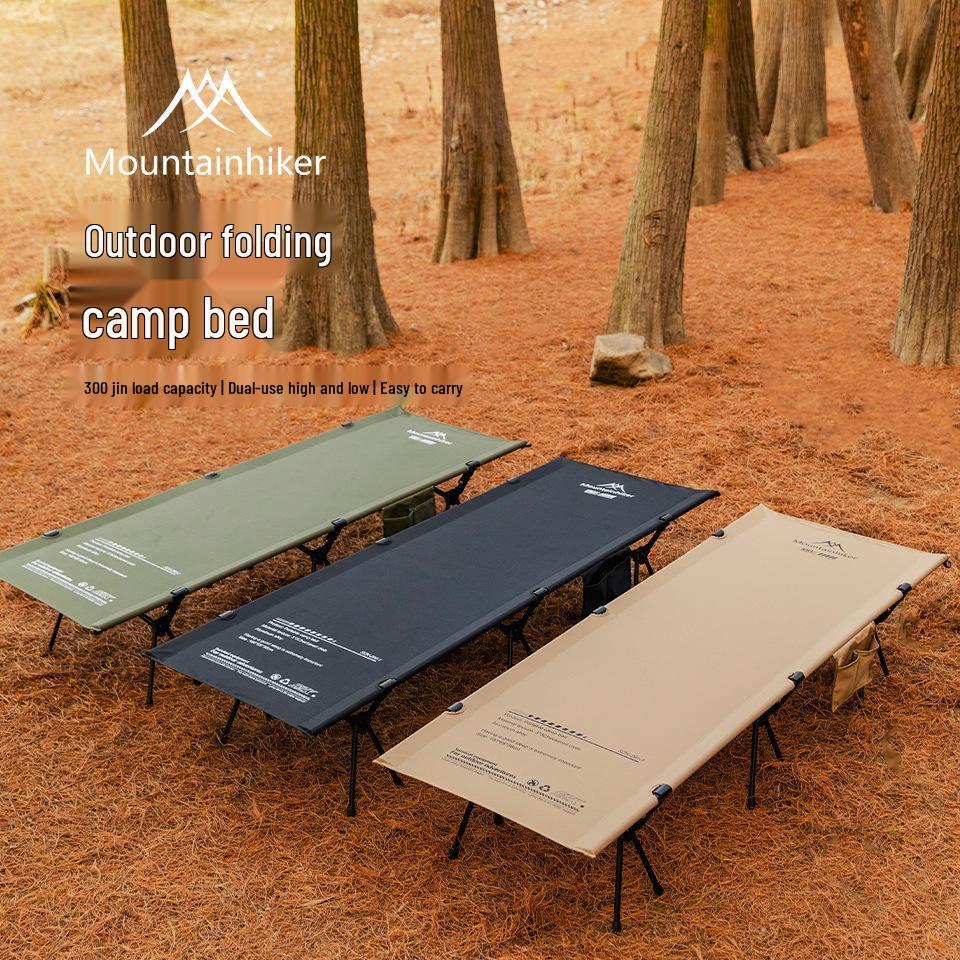 Tragbares faltbares Campingbett für Outdoor-Abenteuer