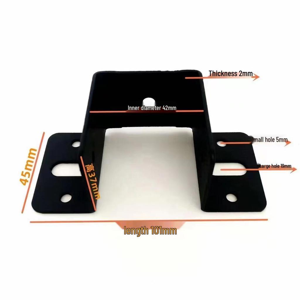 Konzola pantu zábradlí postele ve tvaru U z masivního dřeva s vkládací přezkou