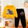 Felpa con Cappuccio e Pantaloni Anime Demon Slayer Set per Bambini Felpa con Cappuccio Giacca Pantaloni Set Ragazzi Ragazze Top Pullover Autunnale Abbigliamento Regalo