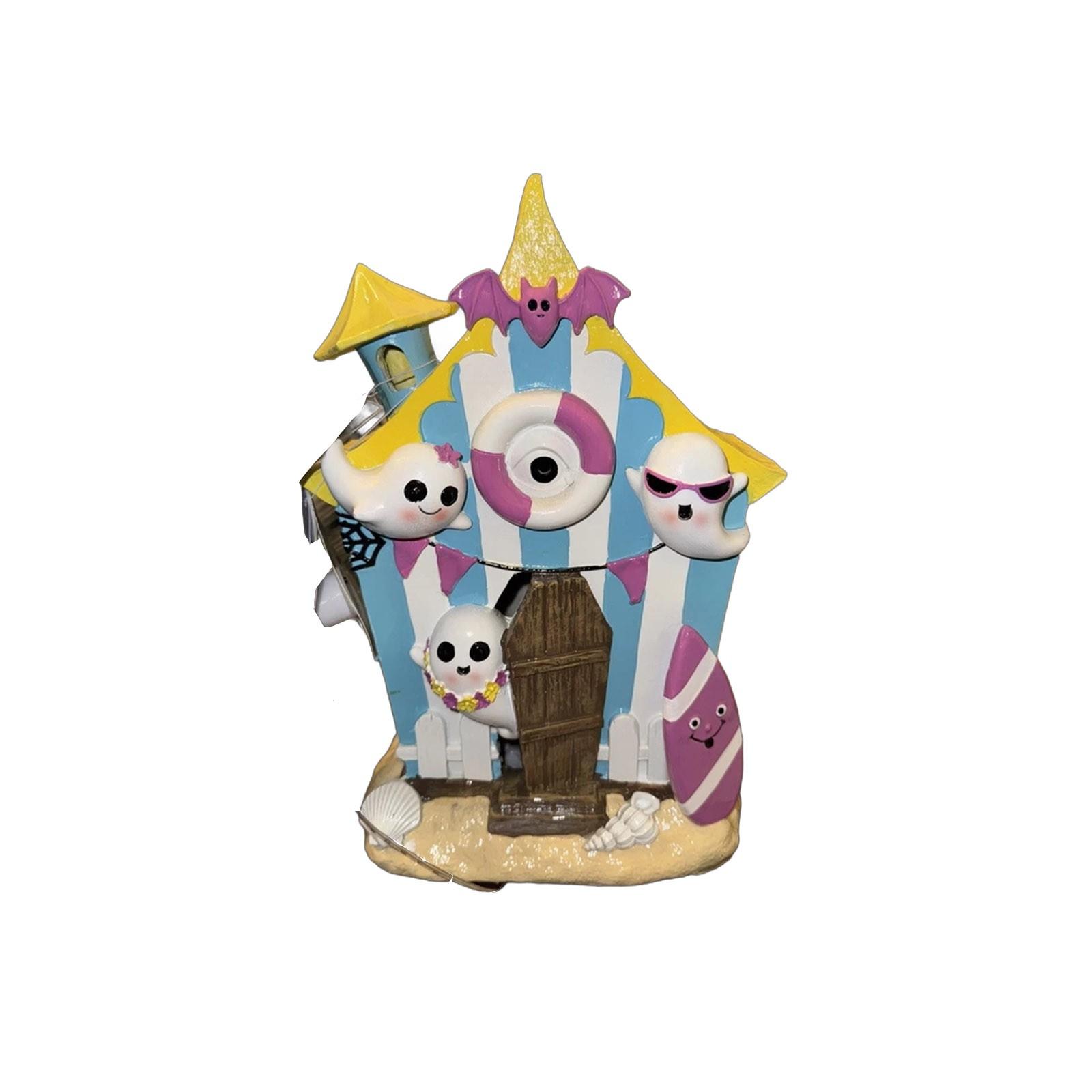 

Хэллоуин Украшение для рабочего стола Домик спасателя на пляже, Праздничные подарки для друзей One Size