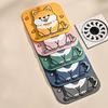 Silicone Floor Drain Cover Cartoon Dog Sewer Filter Pad  for Bathroom Hair Collection