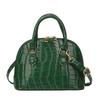 Women's Fashion New Crocodile Pattern Shell Versatile Shoulder Underarm Bag Ladies Handheld Purse Shell Mini Handbag