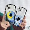 Van Gogh Black Cat Oil Painting Phone Case for iPhone 15 13 12 11 14 Pro Max Mini 7 8 Plus X XS XR Soft Transparent Cover Fundas