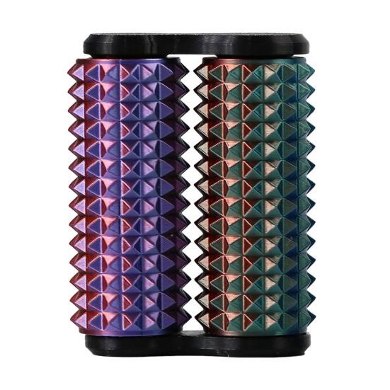 Spiky Grippie Stim Fidget Toy 3D Printed Dual Roller Hand Massager Stress Relief Pain Stimming Tool Bumpy Roller Sensory Toy
