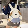 Schoolbag cartoon cute puppy plush bag soft cute backpack 1011 autumn and winter new children's travel mini backpack