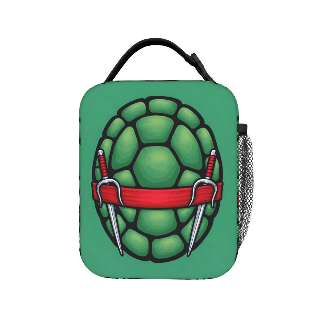 Teenage Turtles Rappin Insulated Lunch Bags High Capacity Ninja Turtles Meal Container Cooler Bag Tote Lunch Box Work Men