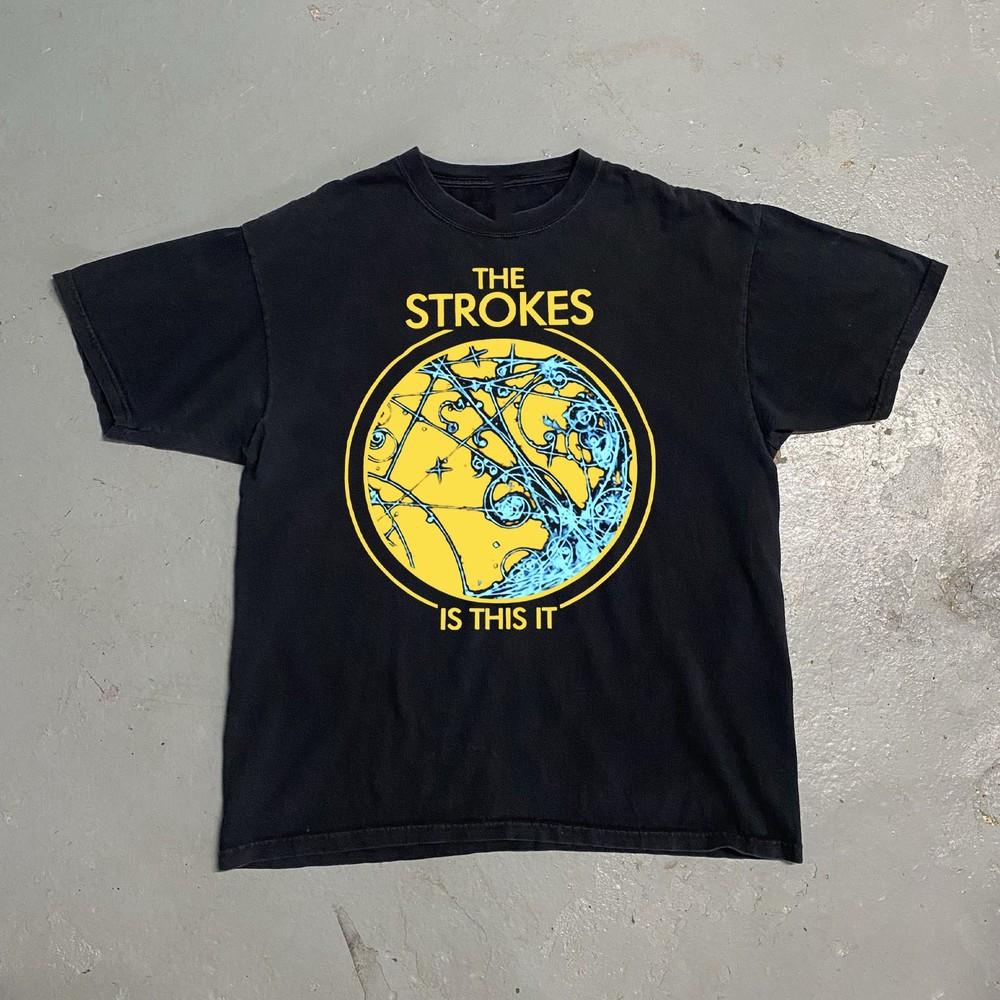 The Strokes Band Is This It Black Unisex COncert S to 5XL MQ431 Unisex T-Shirt XXL