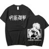 Summer 100% Cotton T-shirt Japanese Anime Printed T Shirt Men Oversized Short Sleeved Casual Women Tees Harajuku Hip Hop Tops