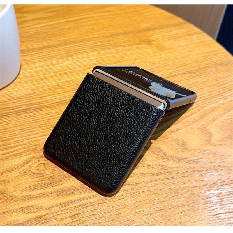 Hülle Für Motorola Razr 70 60 50 Moto Razr 2026 2025 2024 Hülle Mode PU Leder Silikon Handy Rückseite Stoßfester Stoßfänger