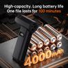 Foreign trade new violent fan handheld 140,000 to high speed brushless motor outdoor fan camping snow blowing fan