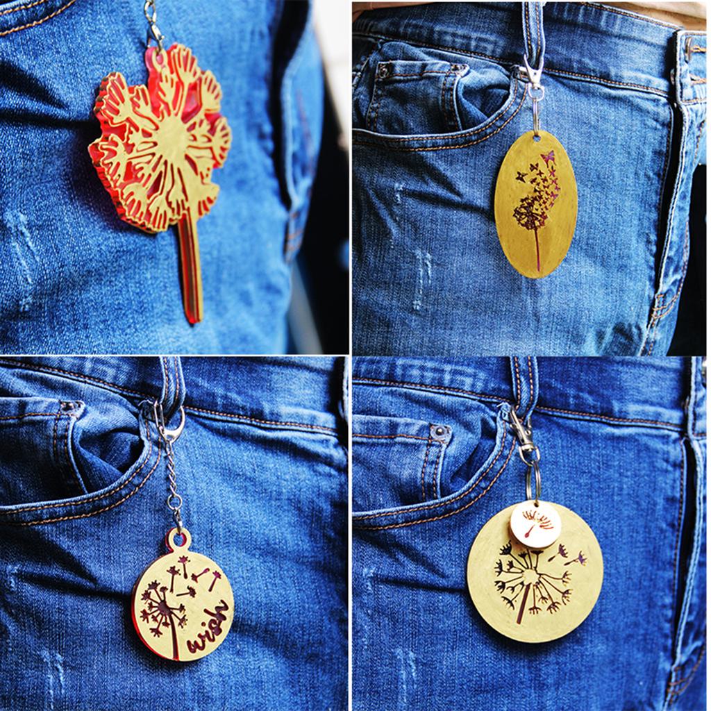 Dandelion Jewelry Charm Resin Mold Soft Silicone Dandelion Pendant Mold Perfect for Hobbyists and DIY Enthusiasts