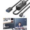 USB3.0 Extension Cable Wire with Power Button Male To Female Extender Cord Support Data 5Gbps for USB Fan/Printers/Lamps