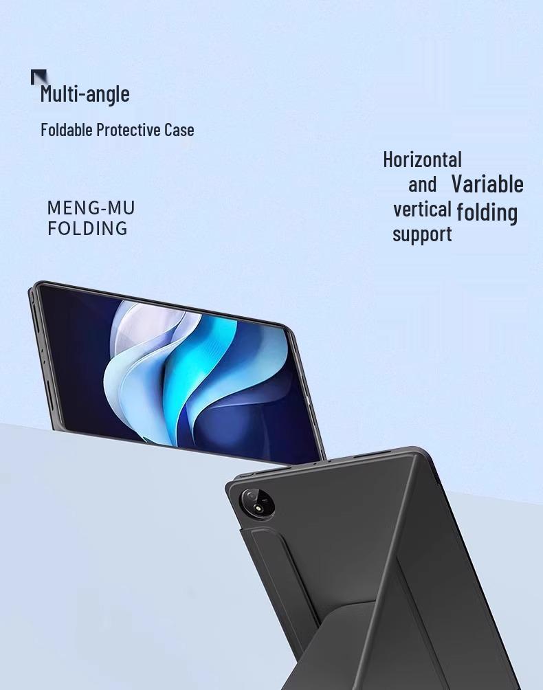 iPad A16 Protective Case with Pen Slot, Y-Fold, 10.2-inch, Drop-Proof, Compatible with Pro13 9th Gen Air 57, Buckle Closure.