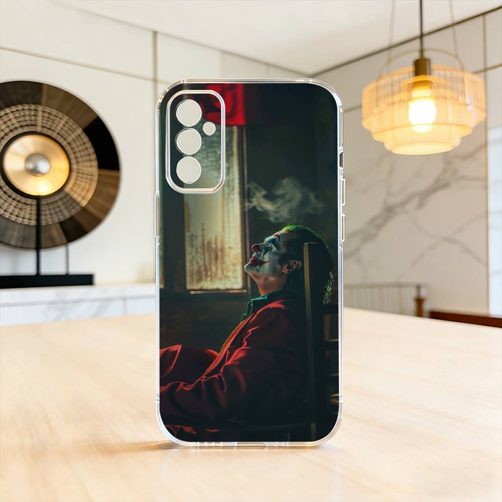 Movie Joker Clown   Phone Case For SamsungA10,12,20,21S,30,31,40,50,51,52,70,71 Transparent Cover