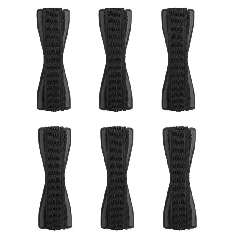 New 6Pcs Self Adhesive Portable Phone Grip Elastic Strap With Base For Smartphone Tablet Universal Holder Stands