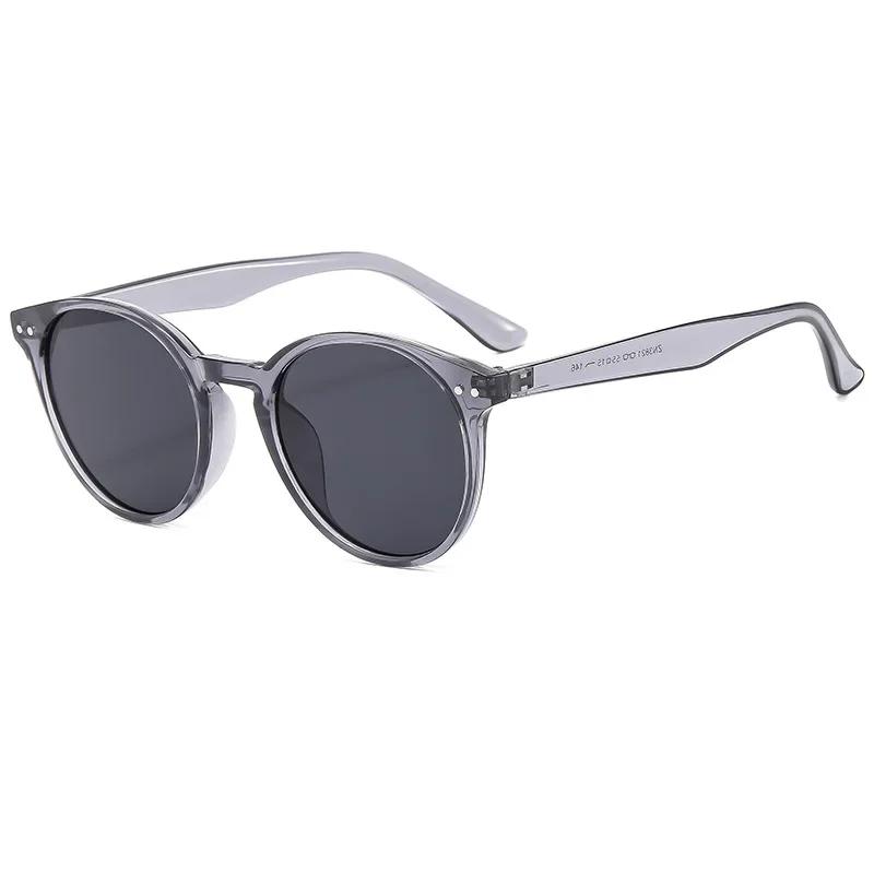 Fashion Elegant Sunglasses Men Women Brand Designer Plain Vintage Round Sun Glasses Male Female Shades