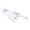 Conference Recessed Power Strip Table Furniture Outlet 2 AC Sockets 2 USB Ports 1.5m Cord