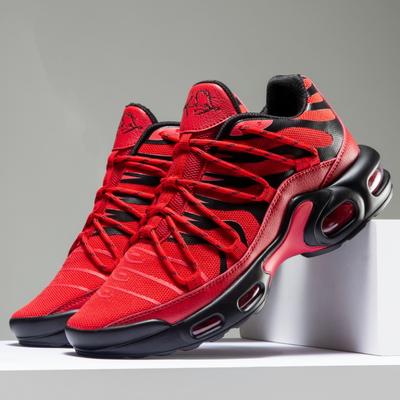 Homens tênis correndo moda ao ar livre jogging sapatos esportivos malha respirável amortecimento preto cesta calçado masculino plus size 39-46