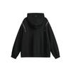 Unisex Streetwear Hoodie Oversized Cotton Blend Long Sleeve Zipper Detail Casual Pullover Fall