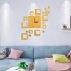 3D Acrylic Quartz Wall Clock Quiet Silent Simple Clock for Home Office