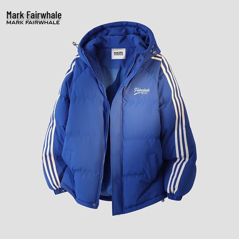Mark Fairwhale Men's Three-Stripe Hooded Padded Jacket