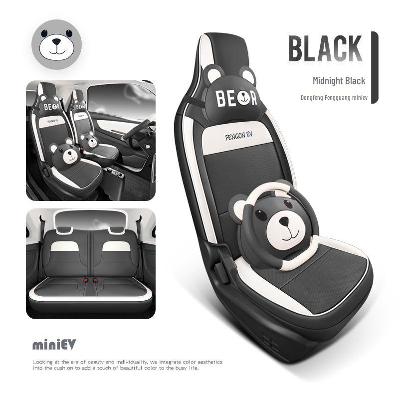 Wuling Hongguang MiniEV Seat Cover: Full Wrap Macaron Leather Cushion