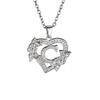 Collana Lettera Inglese a Forma di Cuore - Design alla Moda e Versatile