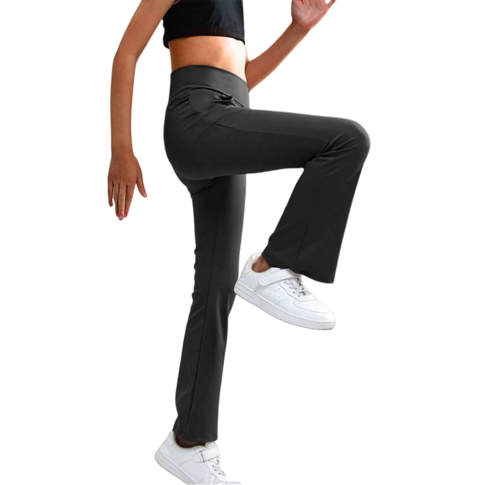 

Children s Fashion Casual Wide Leg Pants High Waist Flared Trousers 150 чёрный