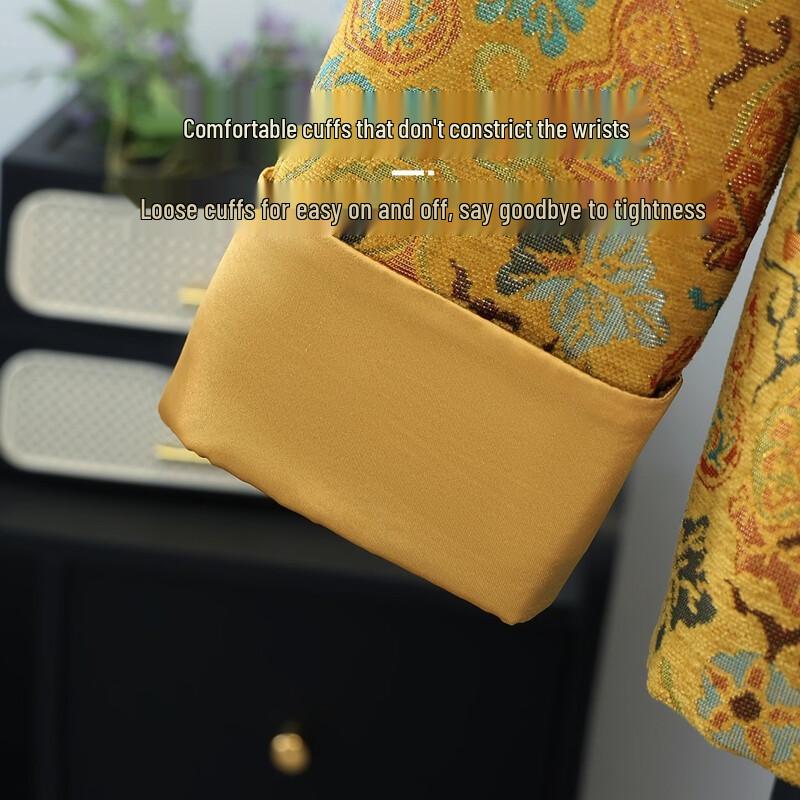 Datang Furen Elderly Women's Traditional Chinese Style Jacquard Button Jacket