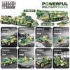 Building Block Military Armed Helicopter Assembling Boys And Children'S Toy Model 8-In-1 Small Particle Building Block