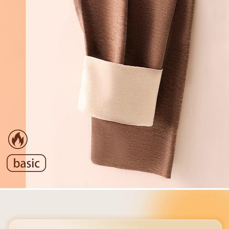 Men's Antibacterial Seamless Cashmere Silk Base Layer Pants for Autumn and Winter